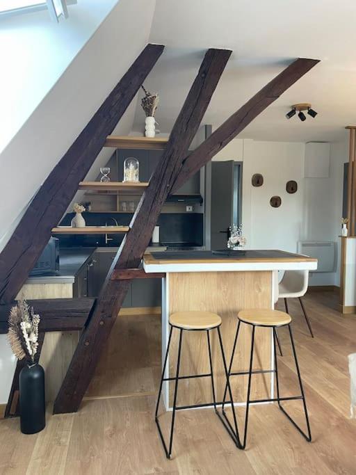 Апартаменти Duplex Bord De L'Eure - Parking Inclus - Jolie Vue Sur La Cathedrale Шартр Екстер'єр фото